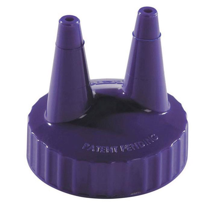 Traex&reg; Purple Twin Tip Cap for Squeeze Bottle