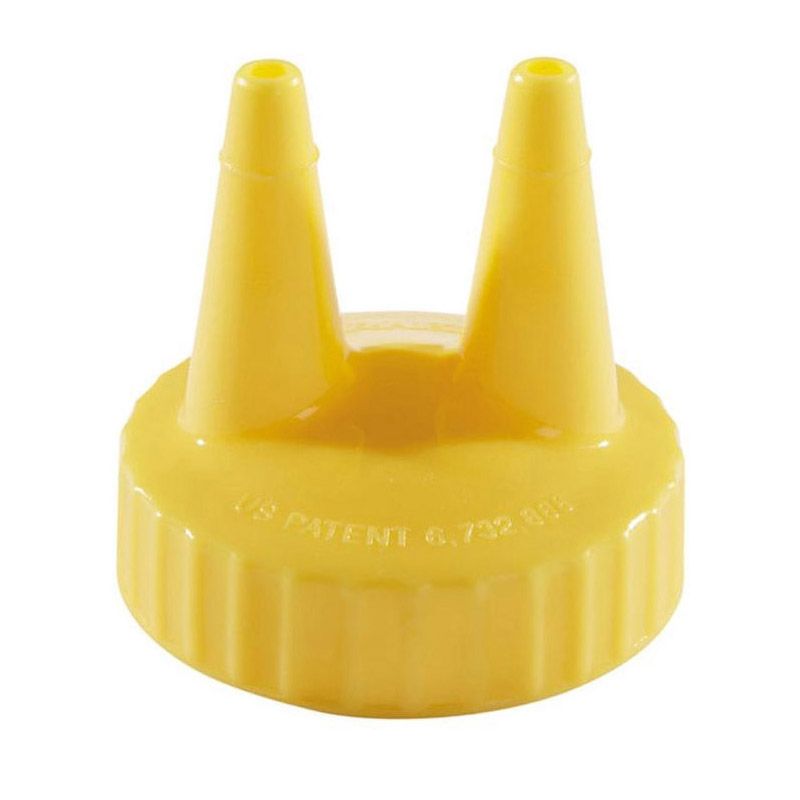 Traex&reg; Yellow Twin Tip Cap for Squeeze Bottle