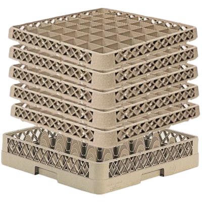 Traex&reg; 36 Compartment 5 Extender Beige Glass Rack