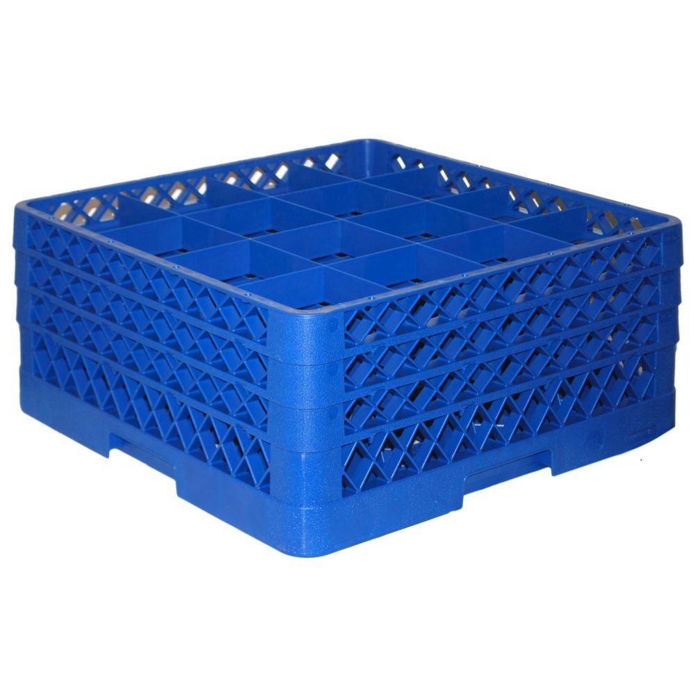 Traex&reg; 16 Compartment Blue Glass Rack with 3 Extenders