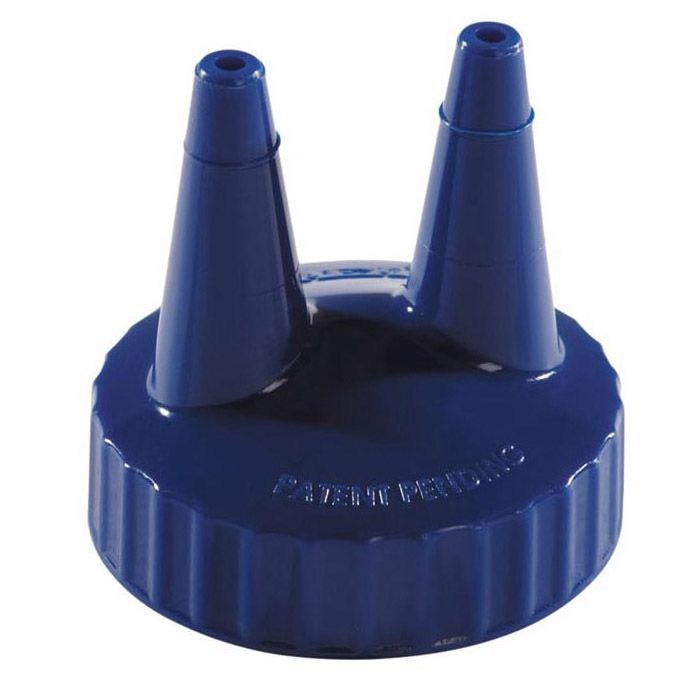 Traex&reg; Blue Twin Tip Cap for Squeeze Bottle