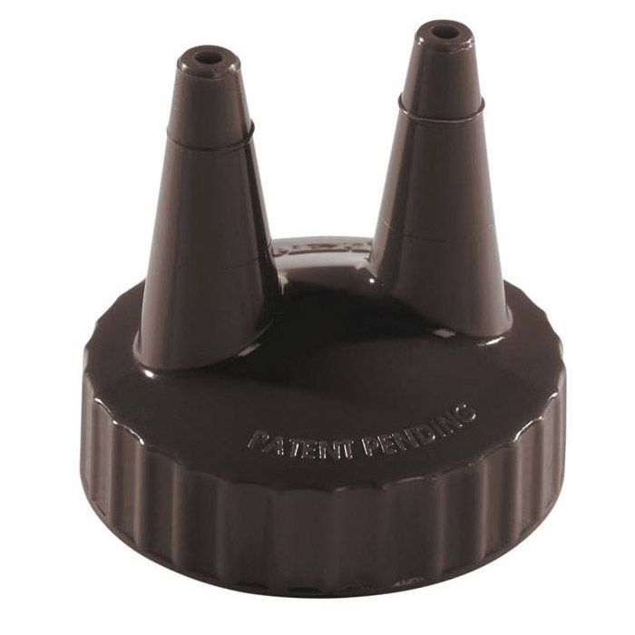 Traex&reg; Brown Twin Tip Cap for Squeeze Bottle