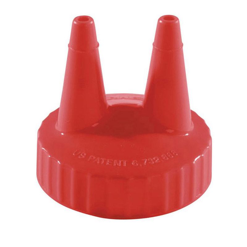 Traex&reg; Red Twin Tip Cap for Squeeze Bottle