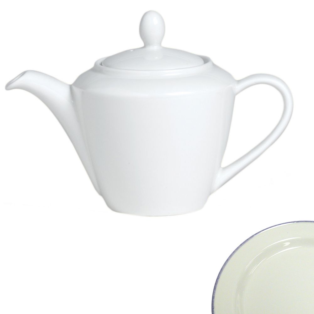 Steelite Simplicity Blue Dapple Madison 11 Oz Teapot