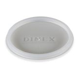 Dinex&reg; Translucent Disposable Lid for 1192 Juicer / 5 oz Tumblers