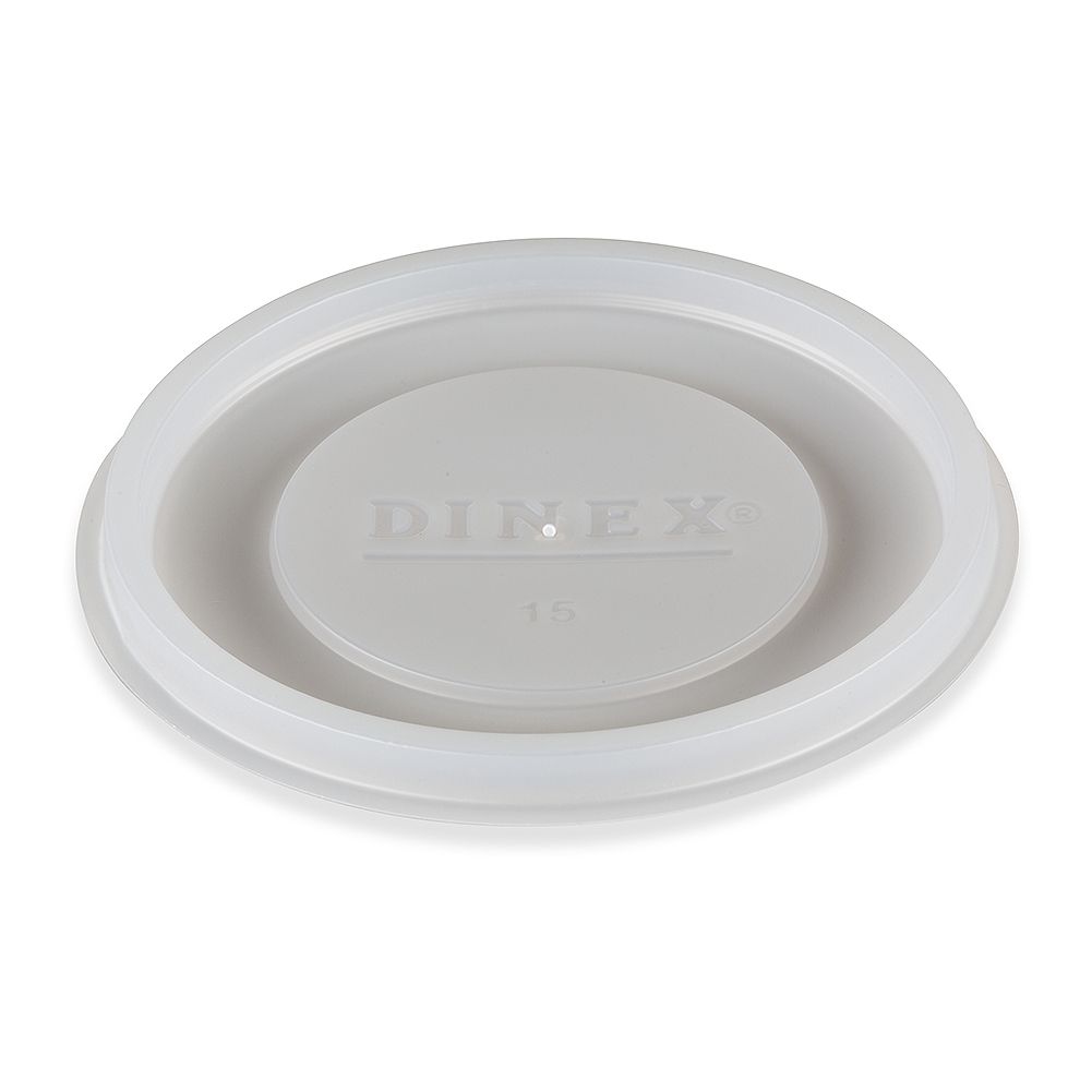 Dinex&reg; Translucent Lid f/ 9 / 9.5 / 12 oz Plastic Tumblers
