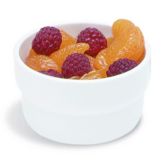 Dinex&reg; White Melamine 4 oz Monkey Dish