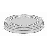 Dinex&reg; Procap&reg; Clear View Glassware Lid for 67-69MM Range