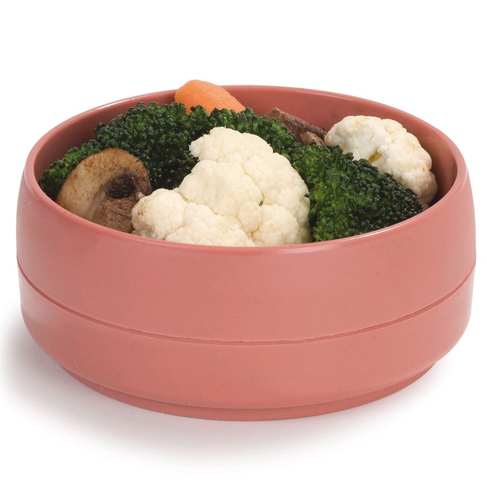 Dinex&reg; Classic&trade; Mauve Stackable Insulated 8 oz Bowl