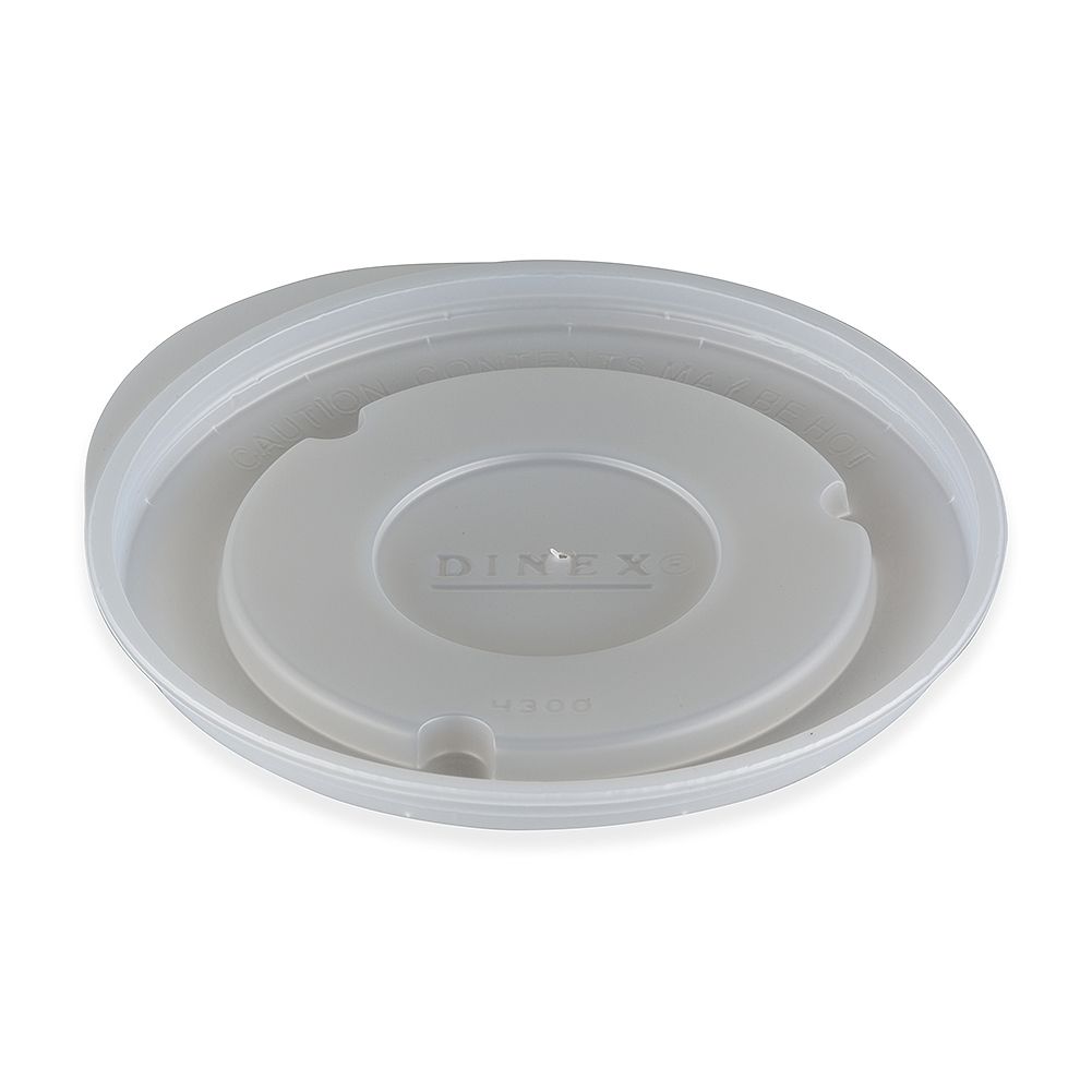 Dinex&reg; Translucent Disp. Lid f/ Heritage Collection&reg; 4300 Bowl