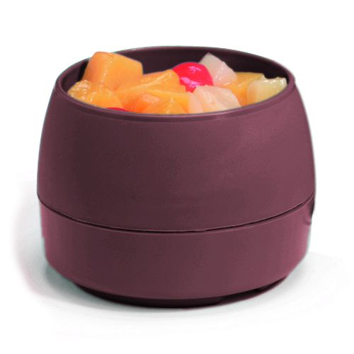 Dinex&reg; Classic&trade; Cranberry Stackable Insulated 5 Oz Bowl