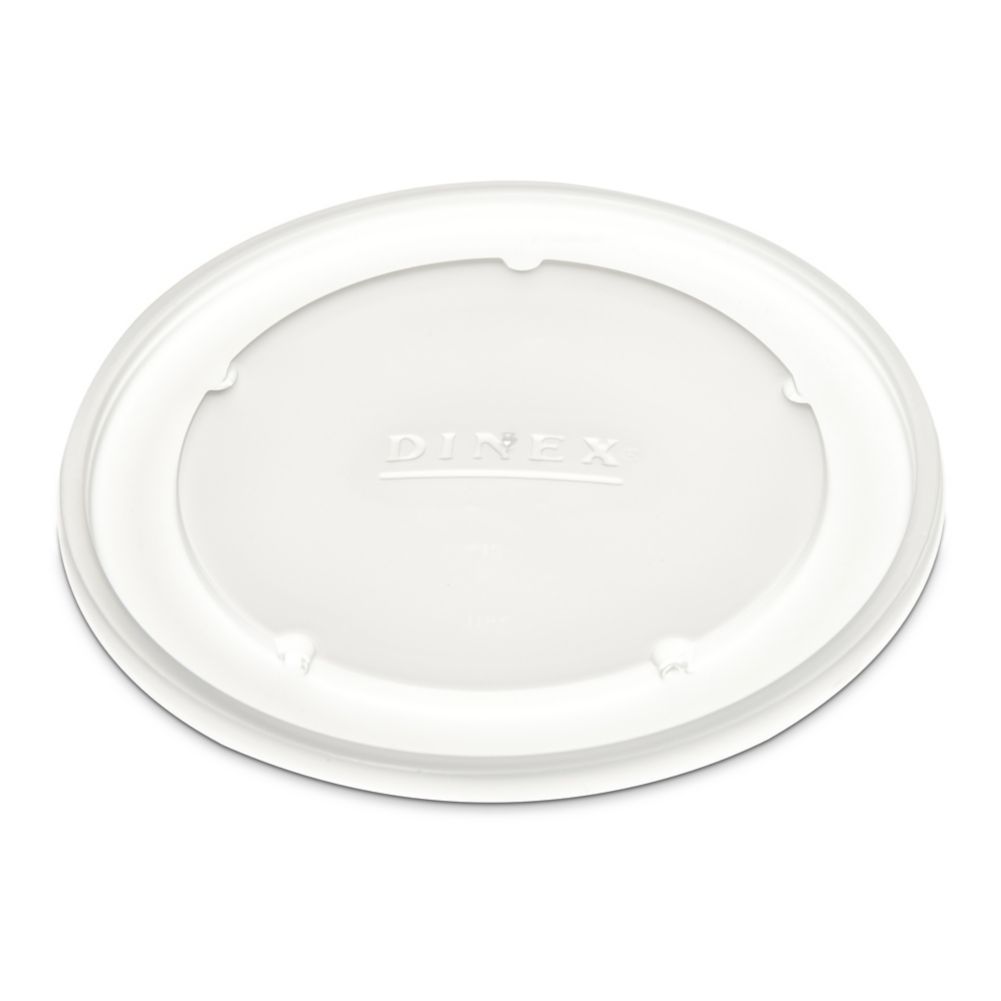 Dinex&reg; Classic&trade; Disposable Lid for Translucent 12 Oz Bowl