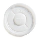 Dinex&reg; Disposable Lid with Straw Slot for 4GC Iced Tea Tumblers