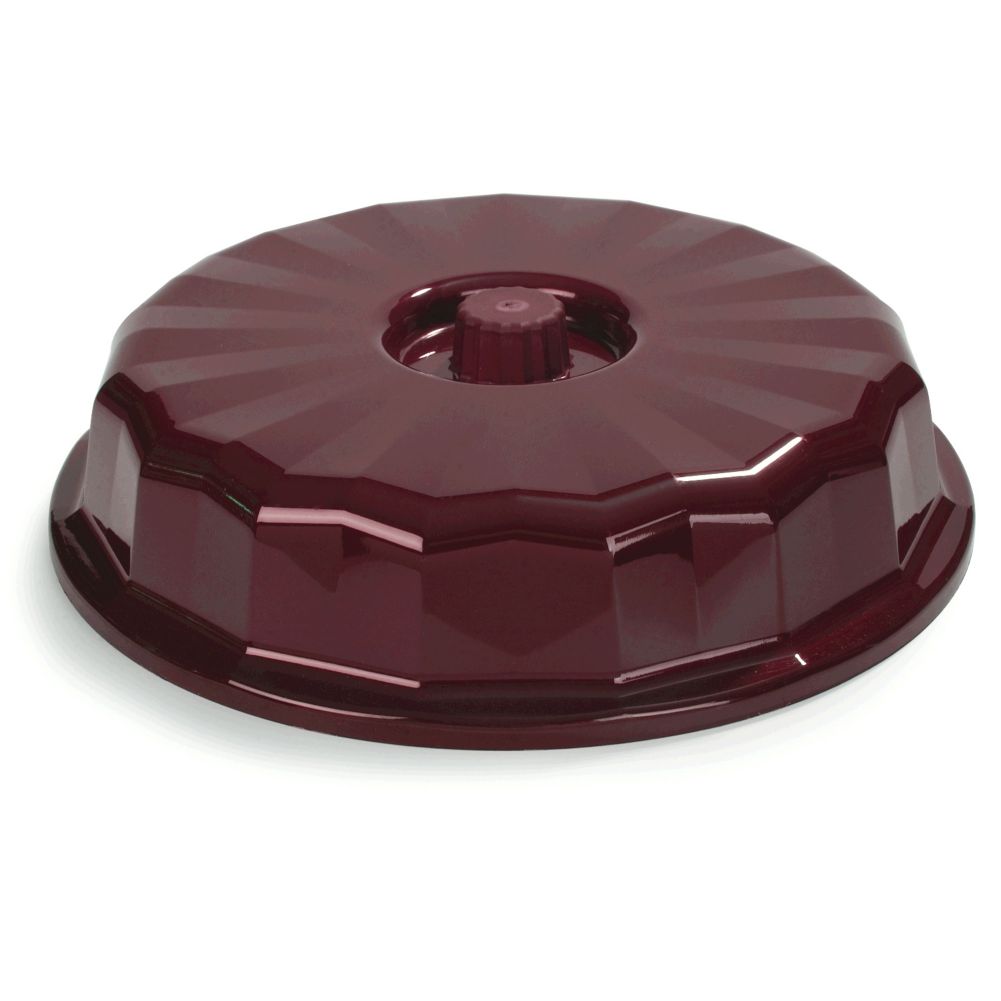 Dinex&reg; Tropez&reg; Cranberry Hi-Heat 9-1/2" Insulated Dome