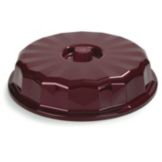 Dinex&reg; Tropez&reg; Cranberry Hi-Heat 9-1/2" Insulated Dome