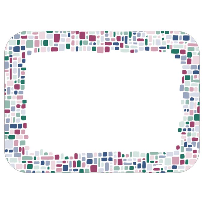 Dinex&reg; Linen Mosaic Embossed Traymat for 13" x 19" Tray