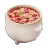 Hall&reg; China White 8 Oz. Tripod Kettle