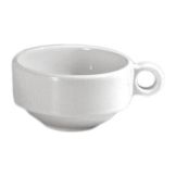 Diversified Ceramics Ultra White 16 oz Jumbo Stacking Latte Cup