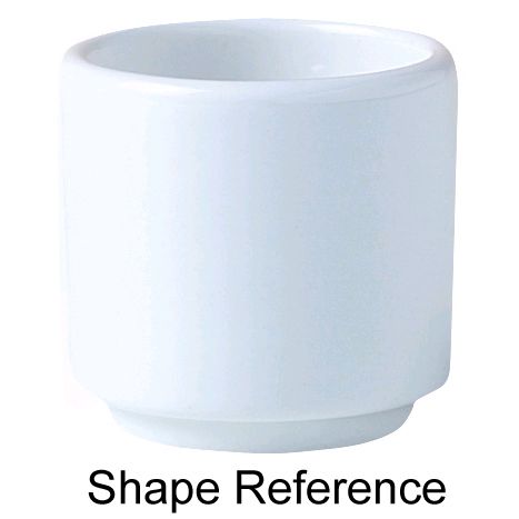 Steelite Distinction Monaco Mosaic White 1-7/8"H Footless Egg Cup