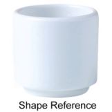 Steelite Distinction Monaco Mosaic White 1-7/8"H Footless Egg Cup