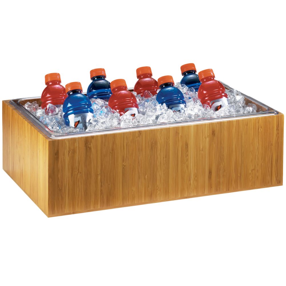 Cal-Mil&reg; 12" x 20" Bamboo Housing with Clear Food Pan