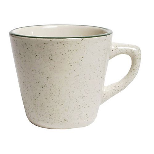 Tuxton&reg; Emerald 7 Oz. Eggshell Tall Cup