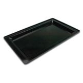 Delfin 20x12x1 in. Rectangular Acrylic Black Market Tray