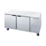 Beverage-Air 67" Stainless Two-Section Undercounter Freezer