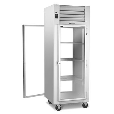 Traulsen G-Series G21014P Glass Door 2-Section Refrigerator