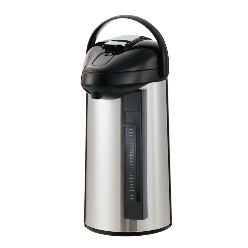 Service Ideas Steelvac&trade; S/S 3 Liter Sight Glass Airpot