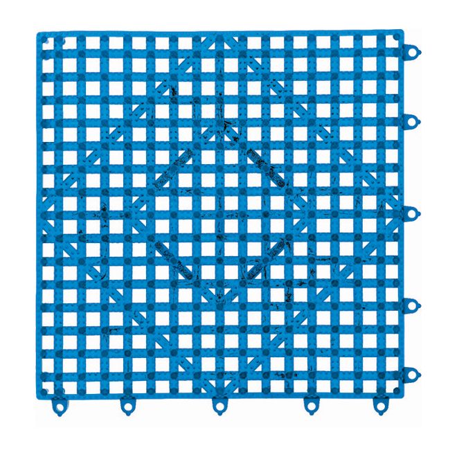 San Jamar&reg; 12"x12" Berry Blue Versa-Mat&reg;