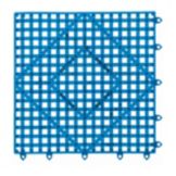 San Jamar&reg; 12"x12" Berry Blue Versa-Mat&reg;