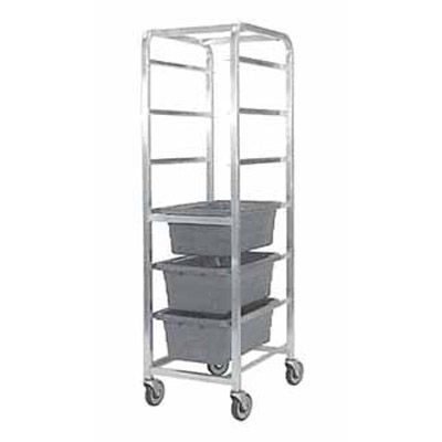 Aluminum Lug Cart, 6 Shelf & Swivel Casters, 19 x 27 x 69