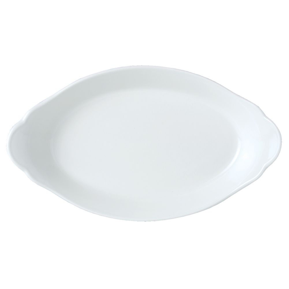 Steelite Performance Simplicity White 27.5 Oz Oval Eared Dish