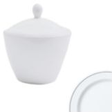 Steelite Performance Simplicity Black Line Madison 7.5 Oz Sugar Pot