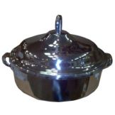 S/S Round Chafer w/ Handles and Loop, 4 Qt