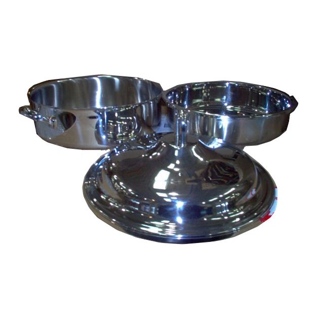 S/S Round Chafer w/ Handles and Loop, 4 Qt