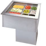 APW Wyott 5 Pan Drop-In Refrigerated Cold Wells , CW-5