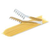 Mirror Finish S/S Spaghetti Tong, 8"