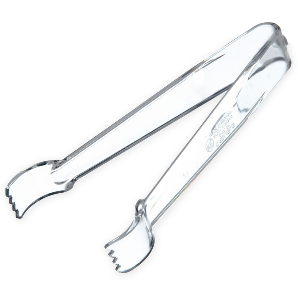 Carly&reg; Pom Tong, Clear, 6-1/8"