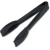 Carlisle Carly&reg; Black 6" Salad Tongs