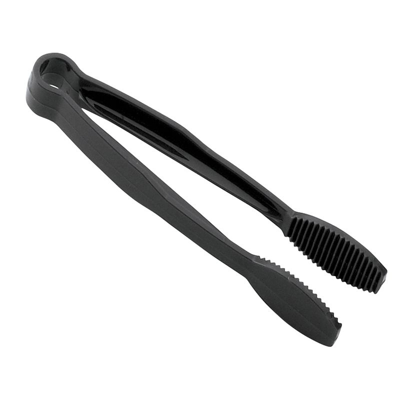 Cambro Black Camwear&reg; Flat Grip 6" Tongs