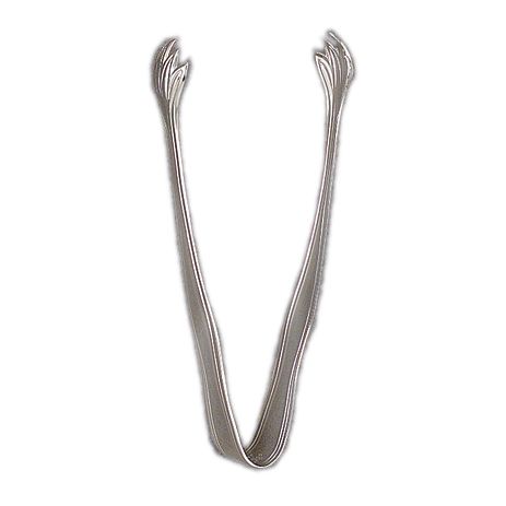 Silverplate 6" Ice Tongs