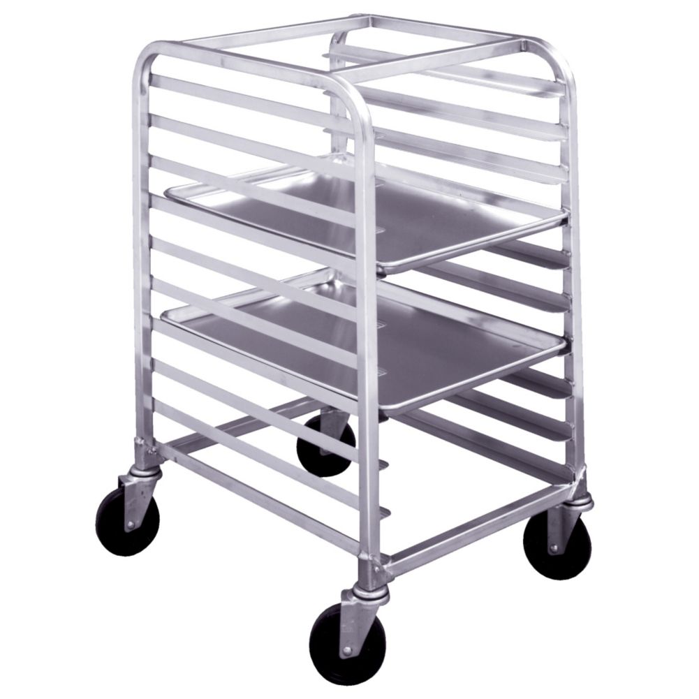 Win-Holt&reg; Half Height Mobile Platter Rack