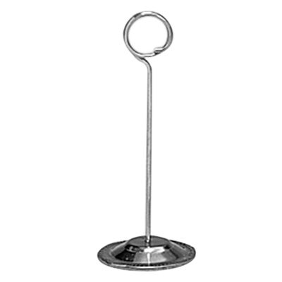 American Metalcraft Deluxe S/S 6"H Card Holder Stand