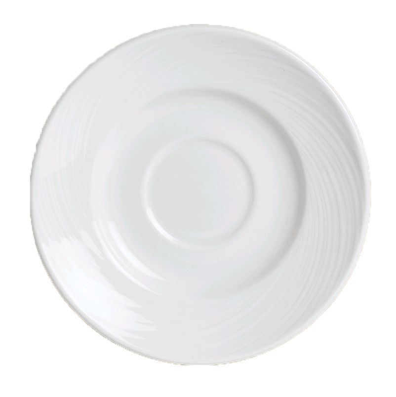 Steelite  Distinction Spyro White Single Well 6" Saucer