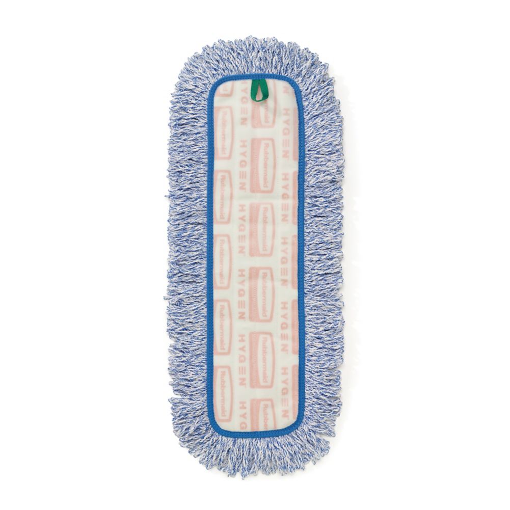 Rubbermaid HYGEN&trade; Blue High Absorbency Microfiber 18" Mop