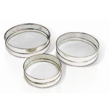 Matfer Bourgeat Set of 3 Stainless Steel Metal Mesh Sieves / Tamis