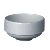 Steelite Distinction Spyro White Handled Stackable 10 Oz. Soup Cup