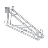 Focus Foodservice 14" Chromate Double Direct Mount Wall Brackets